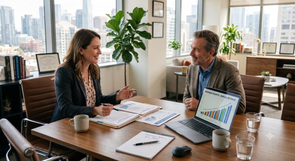 Professional advisor and client review financials-Key Person Insurance 2
